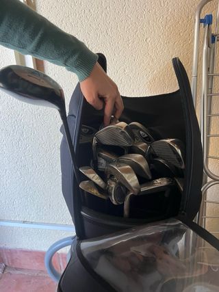 Juego Palos Golf Bolsa Negra