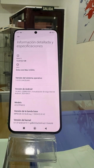 Xiaomi 14 Negro 512GB 12GB RAM Seminuevo