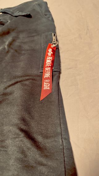 Pantalón chándal Alpha Industries negro