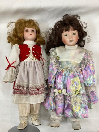 Bambole di porcellana vintage