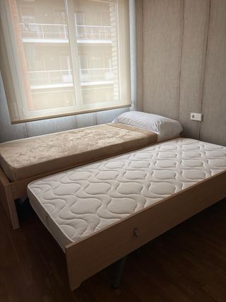Cama nido KUMLA madera natural 90cm