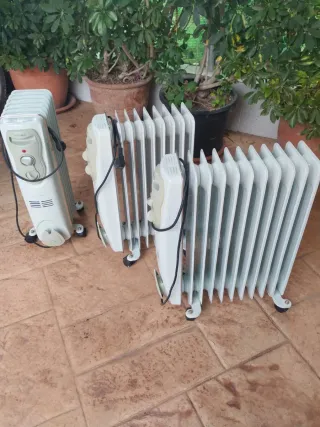 Radiadores de Aceite Eléctricos (3 unidades)