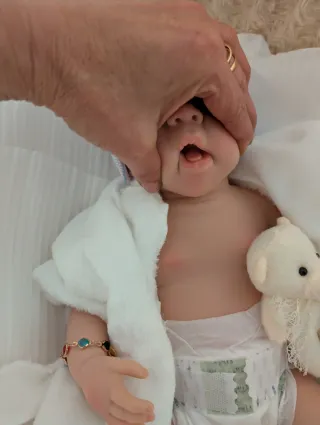 Reborn de silicona tamaño bebe