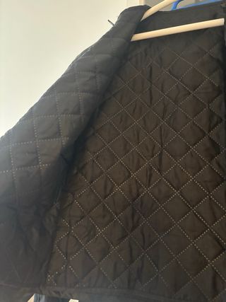 Chaqueta de moto negra talla M