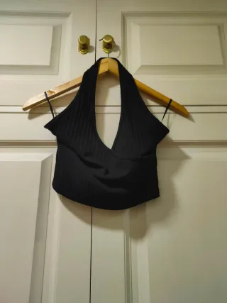 SHEIN - Top Negro Halter