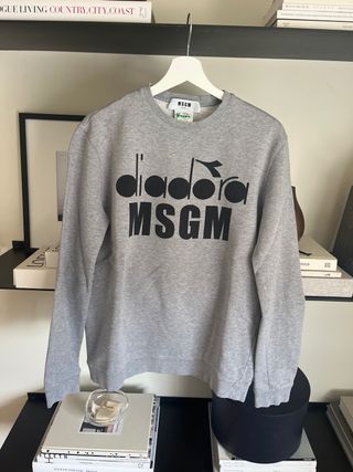 Sudadera MSGM Diadora Gris hombre