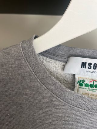 Sudadera MSGM Diadora Gris hombre