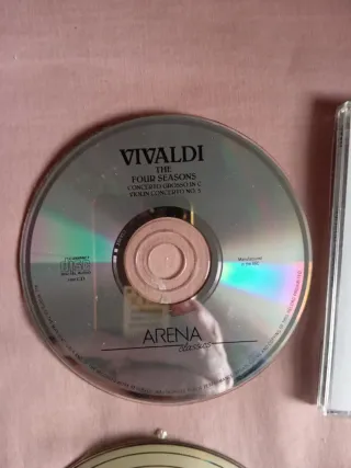 Lote 4 CDs Música Clásica Vivaldi Brahms