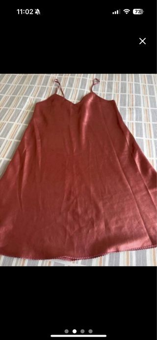 Camisón satén tirantes talla XL