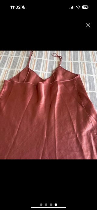 Camisón satén tirantes talla XL