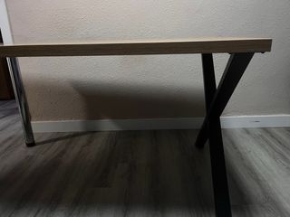 Mesa comedor cocina madera y metal