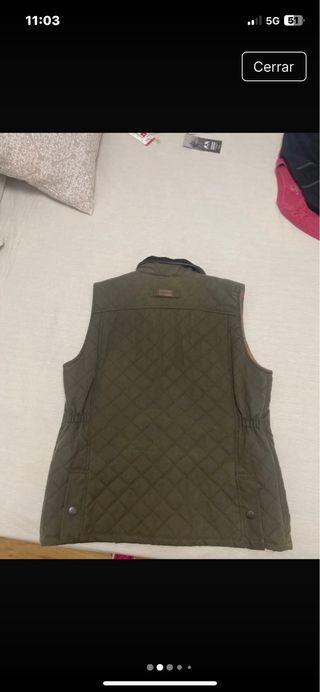 Chaleco de caza acolchado