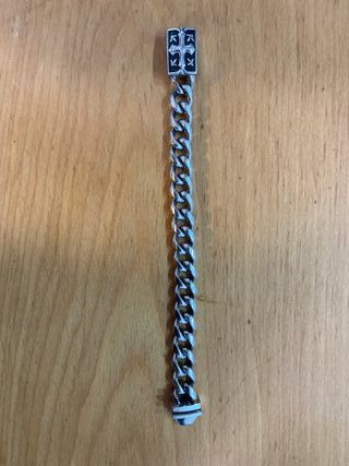 Pulsera Police Plata y Negro