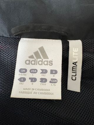 Chándal Adidas Climalite Negro/Rojo Talla L