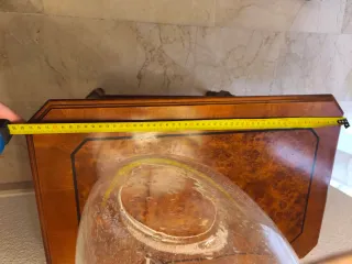 Mesita auxiliar madera con cajón