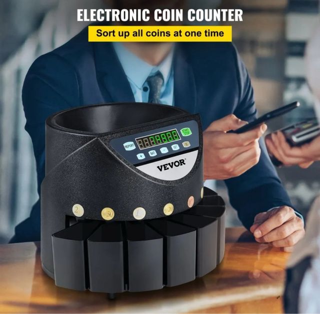 Contador y Clasificador de Monedas VEVOR