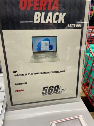 Portátil HP Core i5