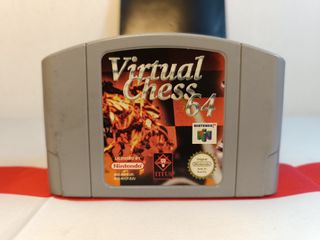Virtual Chess 64 N64 Juego y Manual PAL