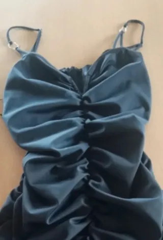 Abito corto donna Bershka nero