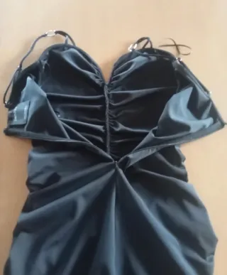 Abito corto donna Bershka nero