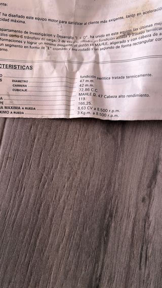 CILINDRO TECNOKIT 74Cc RIEJU RV MINARELLI