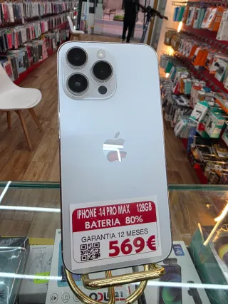 iPhone 14 Pro Max 128GB Plata