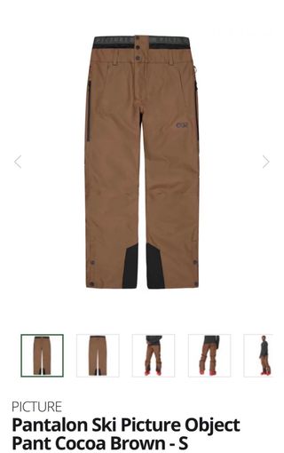 Pantalón de esquí Picture Object Marrón S