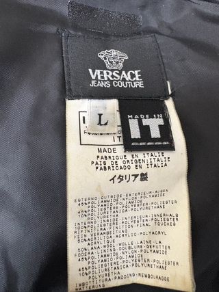 Chaleco Versace Negro Talla L
