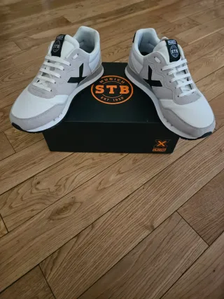 Zapatillas Munich Dash Gris y Blanco