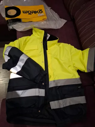 Chaqueta reflectante seguridad