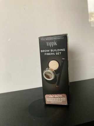 Set Fibras Engrosamiento Cejas Toppik Light Brown