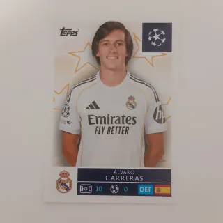 Topps Champions 25-26 Lote 14 stickers Real Madrid