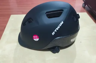 Casco Btwin Negro Talla L