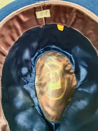 Cappello Borsalino Blu Vintage