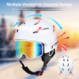 Casco Esquí Snowboard TOMSHOO Talla L NUEVO