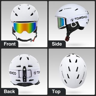 Casco Esquí Snowboard TOMSHOO Talla L NUEVO