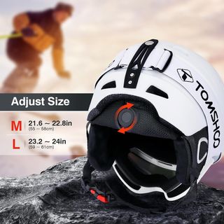 Casco Esquí Snowboard TOMSHOO Talla L NUEVO