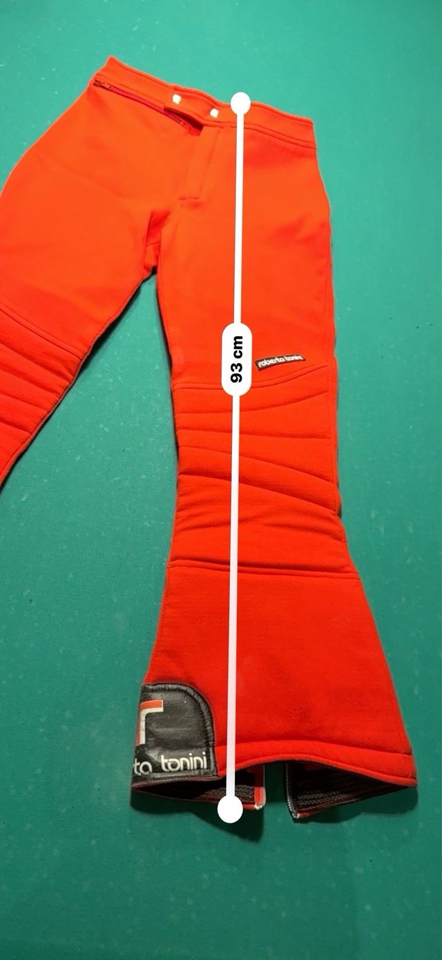 Calça de esqui Roberta Tonini T I 44 vermelho chic