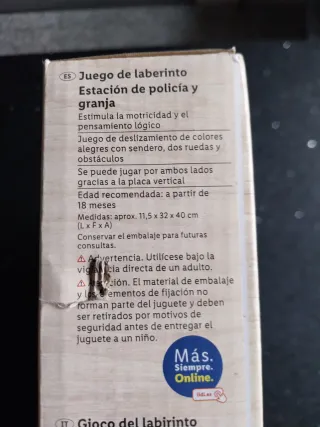 Juego laberinto Estación Policía y Granja