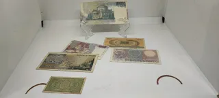 Lotto 6 banconote Lire Italiane