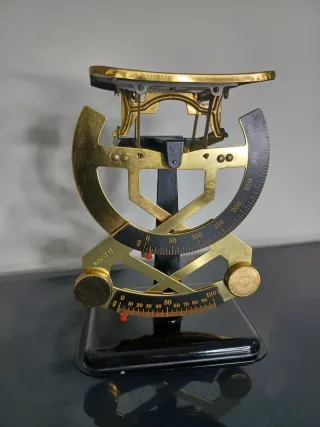 Báscula Postal MAUL en Latón co Doble Escala