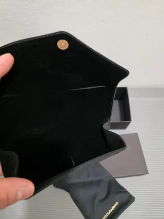 Custodia occhiali Dolce & Gabbana nera