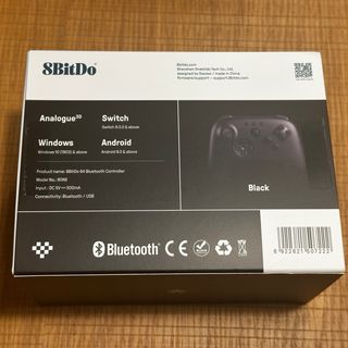 Mando 8BitDo 64 Bluetooth Negro
