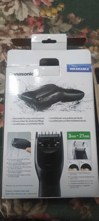 Maquinilla Cortapelo Panasonic Negra sin uso