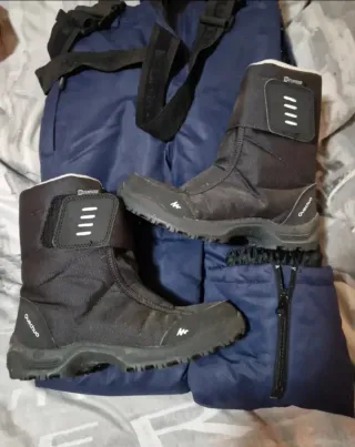 Ropa invierno niñ@ Talla 8 y botas #35