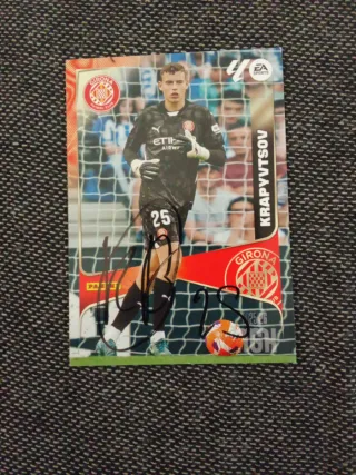 Cromo Firmado Krapyvtsov Girona FC