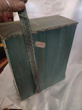 Credenza bambole vintage dipinta