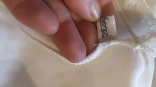 Sottoveste vintage anni 70 pizzo