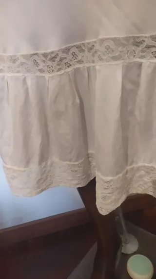 Sottoveste vintage anni 70 pizzo