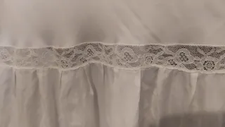 Sottoveste vintage anni 70 pizzo